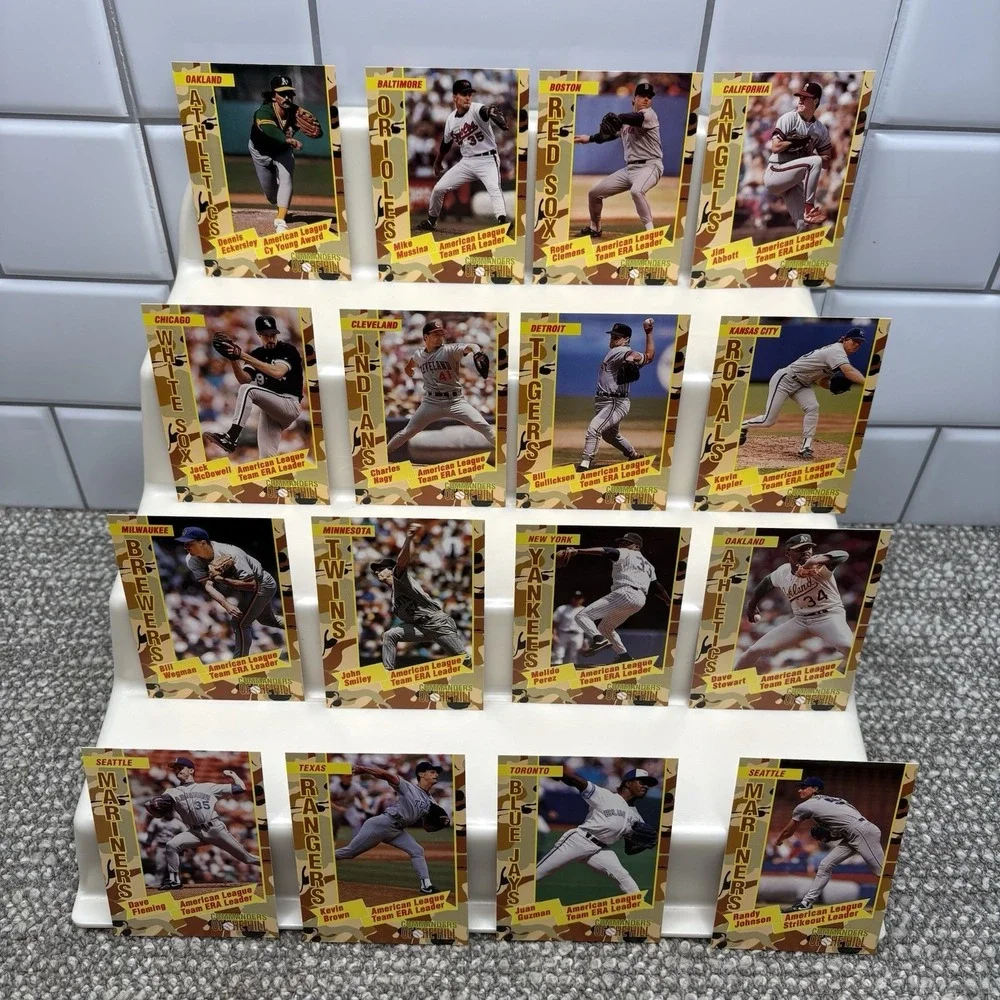 1993‎ Topps Coca-Cola Commanders of the Hill Baseball Card Set 30 Cards